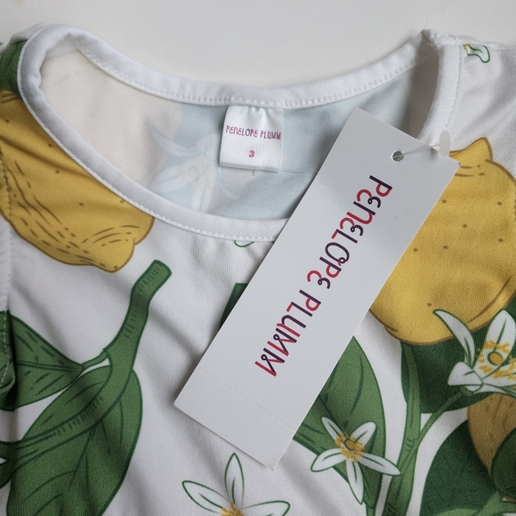 Penelope Plumm lemonade dress | little girls 3 - Picture 3 of 6